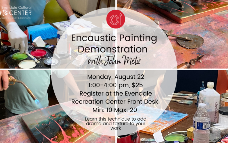 encaustic painting demo